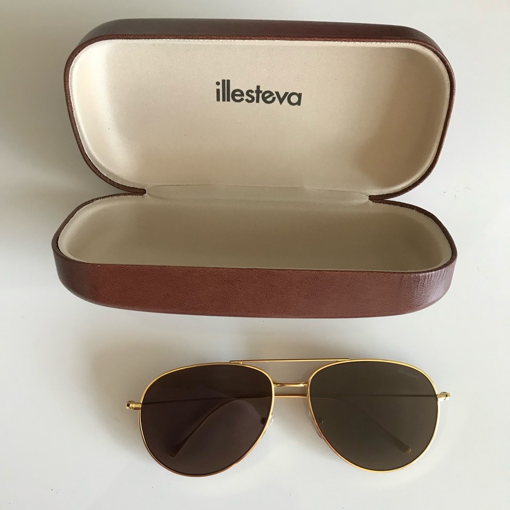 Illesteva Aviator Sunglasses